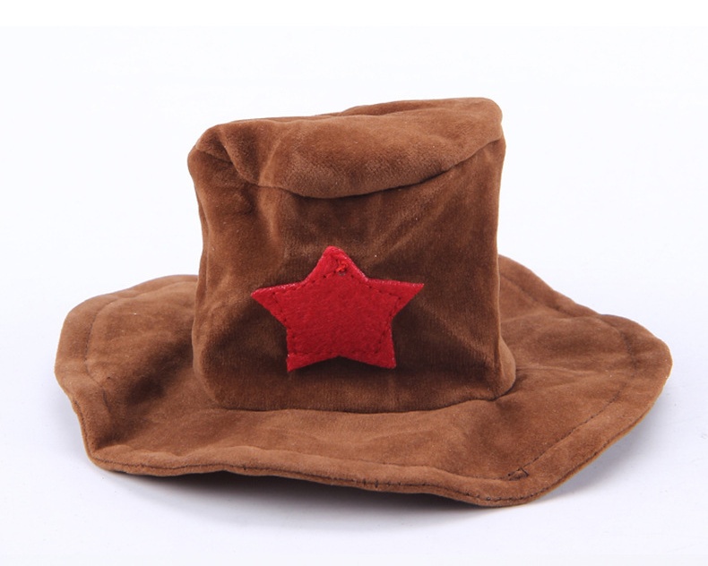 Cowboy Pet Costume Western Style Dog Outfit with Hat and Bandana